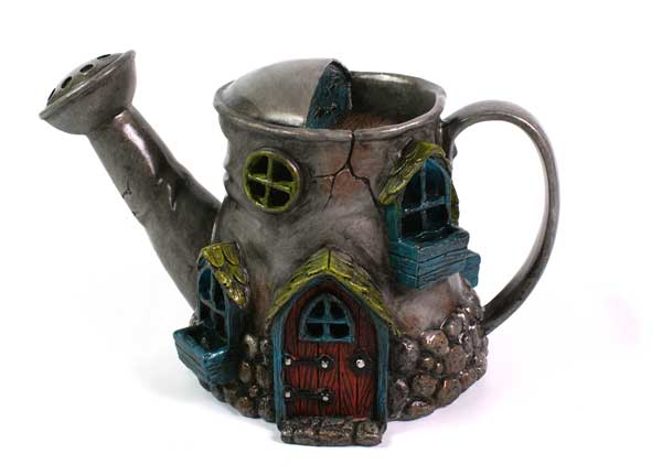 Fiddlehead Fairy Village: Watering Can House
